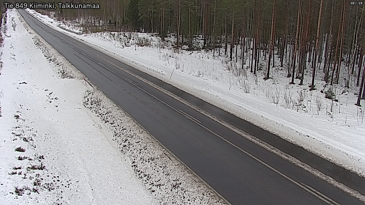 Kelikamerat Kuva Tie 849 Kiiminki, Talkkunamaa, Oulu, Pohjois-Pohjanmaa
