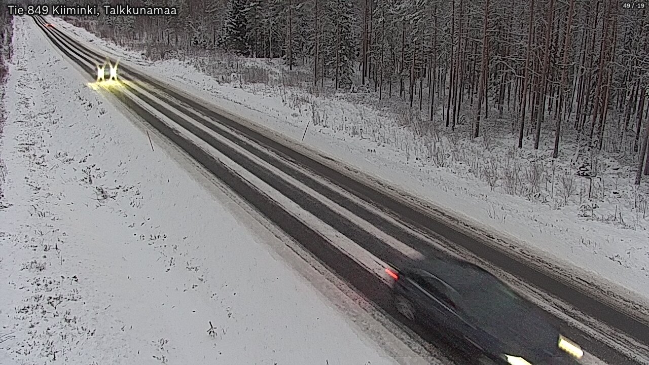 Kelikamerat Kuva Tie 849 Kiiminki, Talkkunamaa, Oulu, Pohjois-Pohjanmaa