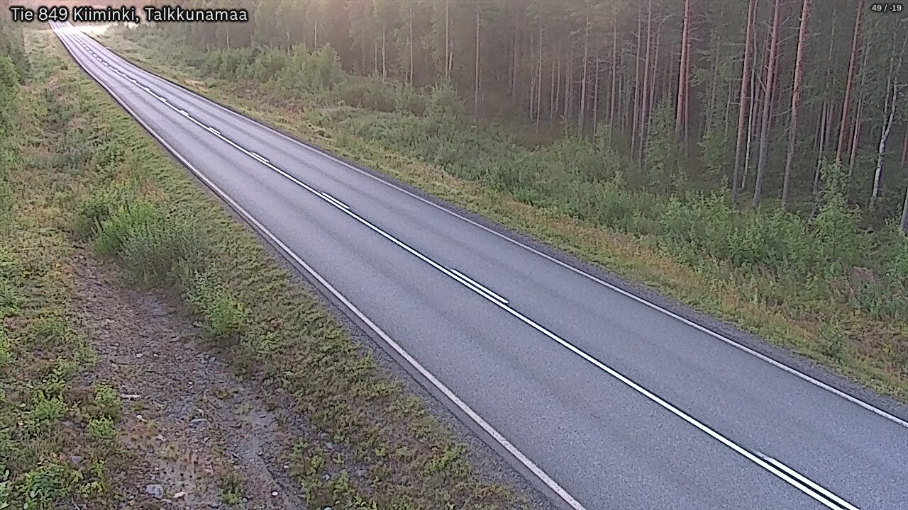 Kelikamerat Kuva Tie 849 Kiiminki, Talkkunamaa, Oulu, Pohjois-Pohjanmaa