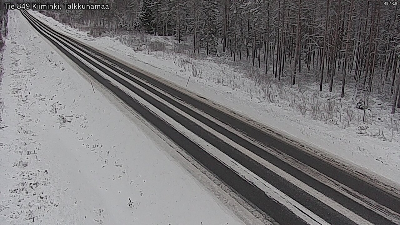 Kelikamerat Kuva Tie 849 Kiiminki, Talkkunamaa, Oulu, Pohjois-Pohjanmaa