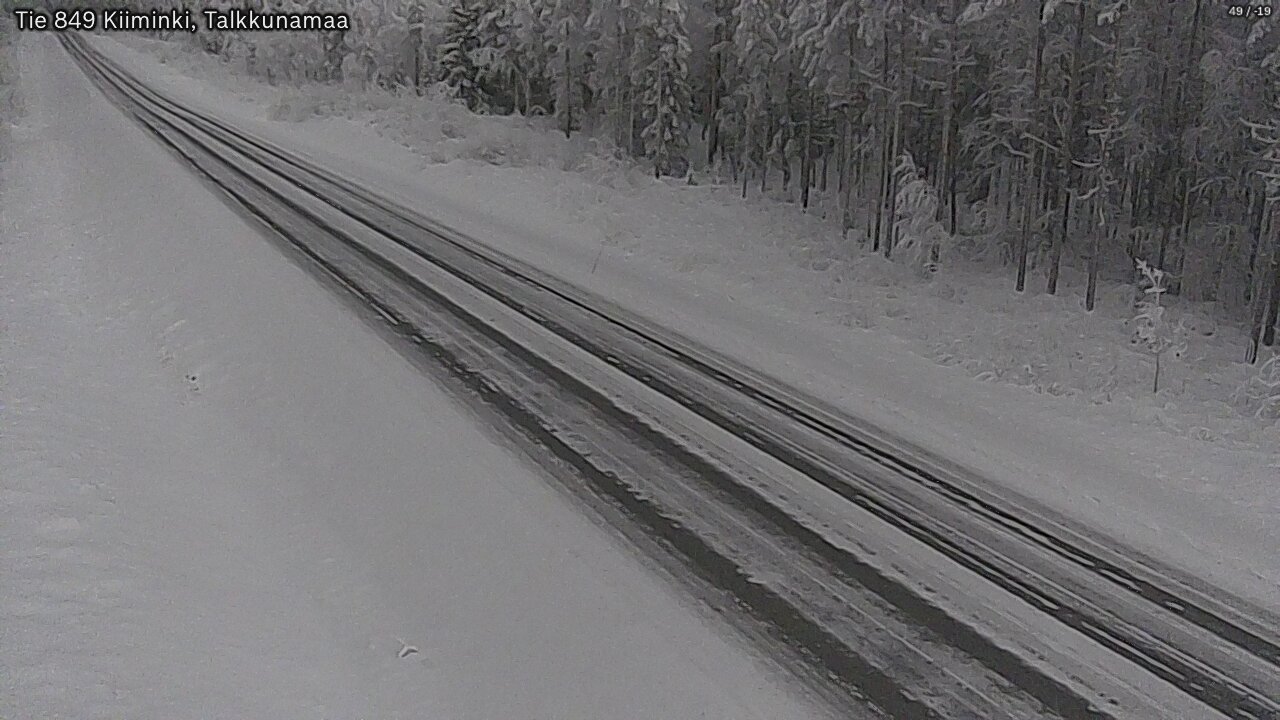Kelikamerat Kuva Tie 849 Kiiminki, Talkkunamaa, Oulu, Pohjois-Pohjanmaa