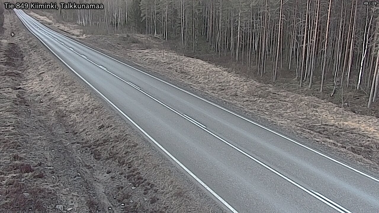 Kelikamerat Kuva Tie 849 Kiiminki, Talkkunamaa, Oulu, Pohjois-Pohjanmaa