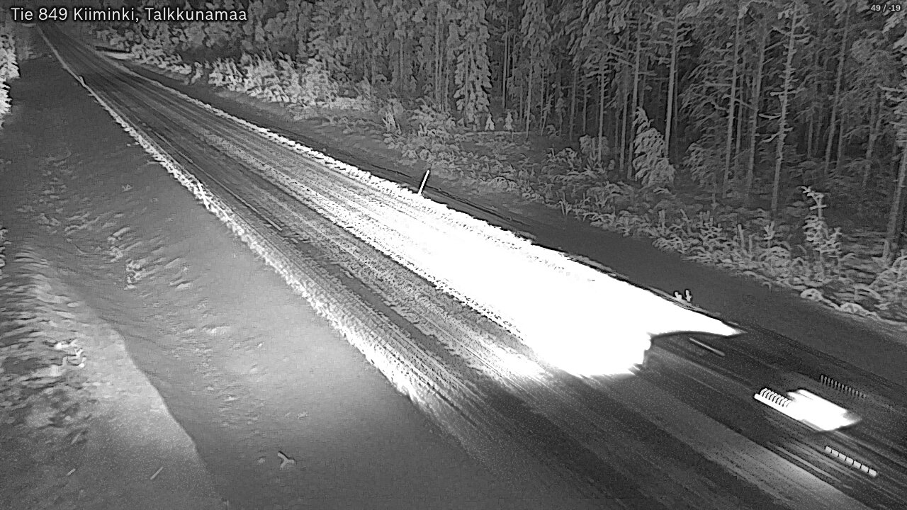 Weather Camera Image Road 849 Kiiminki, Talkkunamaa, Oulu, Pohjois-Pohjanmaa