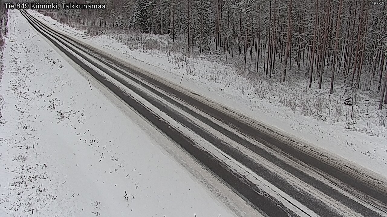 Kelikamerat Kuva Tie 849 Kiiminki, Talkkunamaa, Oulu, Pohjois-Pohjanmaa