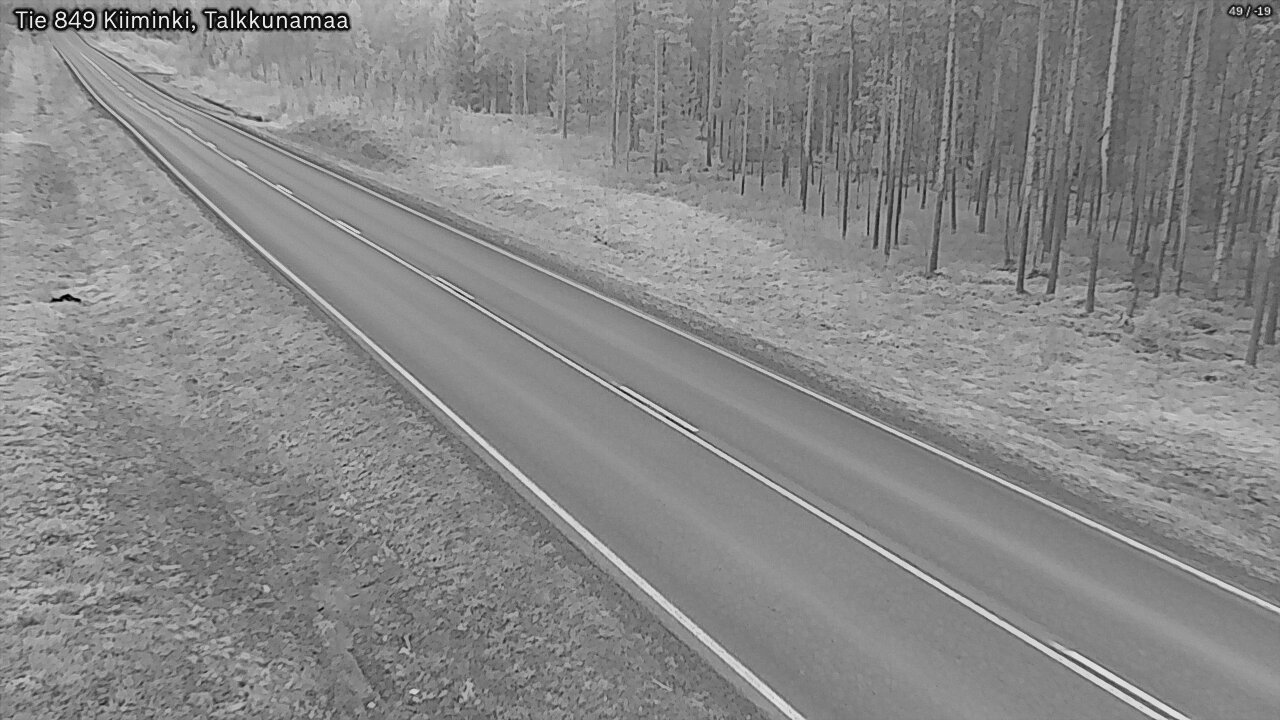 Kelikamerat Kuva Tie 849 Kiiminki, Talkkunamaa, Oulu, Pohjois-Pohjanmaa