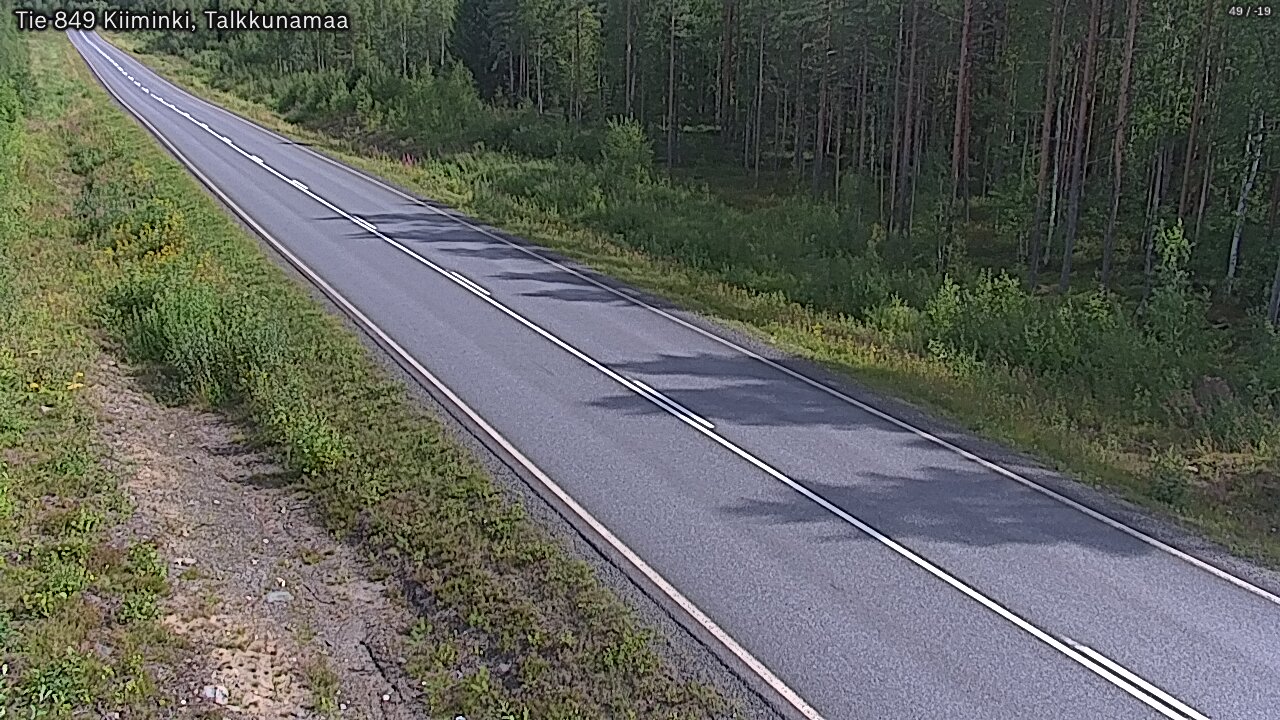 Kelikamerat Kuva Tie 849 Kiiminki, Talkkunamaa, Oulu, Pohjois-Pohjanmaa