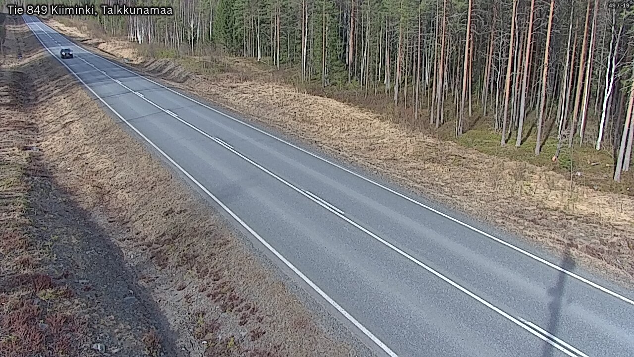 Kelikamerat Kuva Tie 849 Kiiminki, Talkkunamaa, Oulu, Pohjois-Pohjanmaa