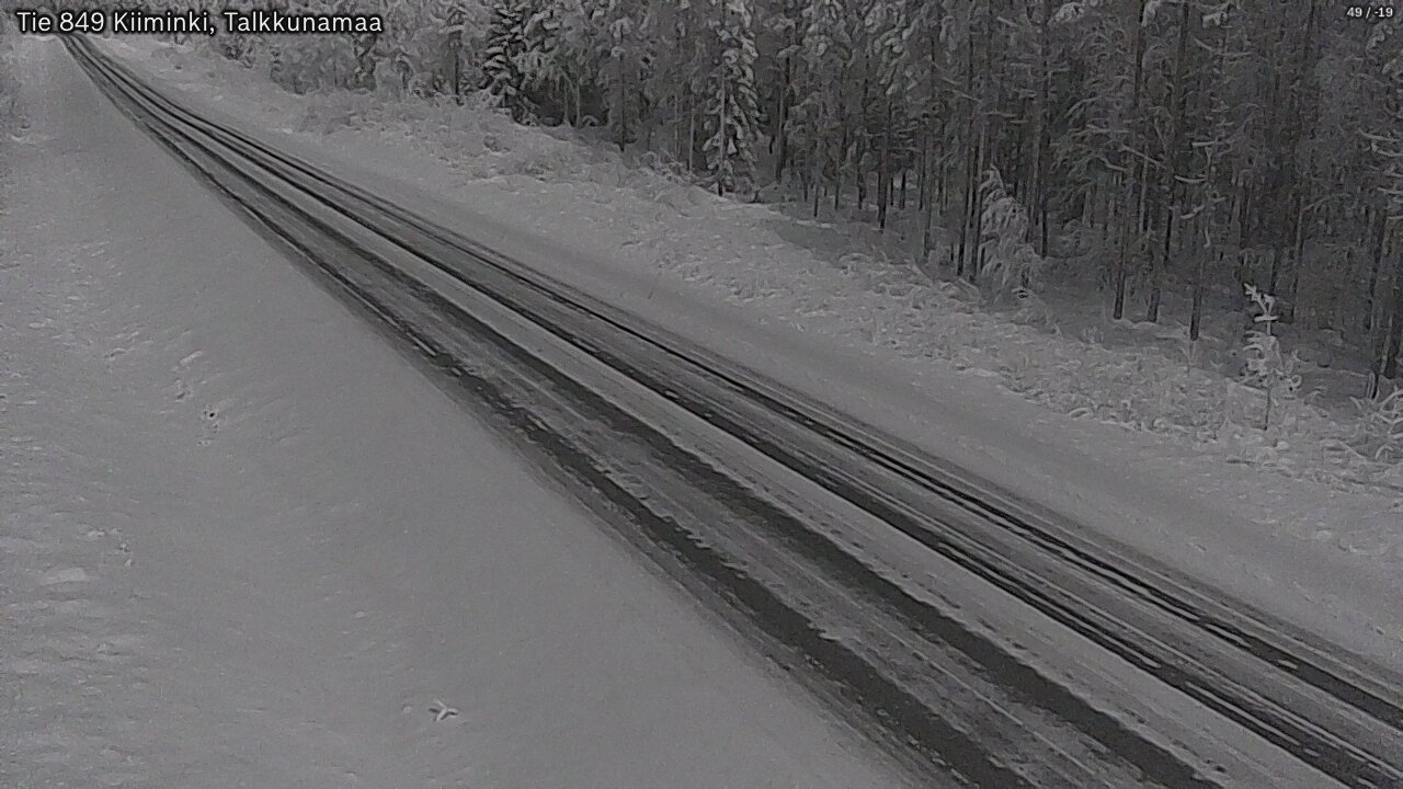 Kelikamerat Kuva Tie 849 Kiiminki, Talkkunamaa, Oulu, Pohjois-Pohjanmaa