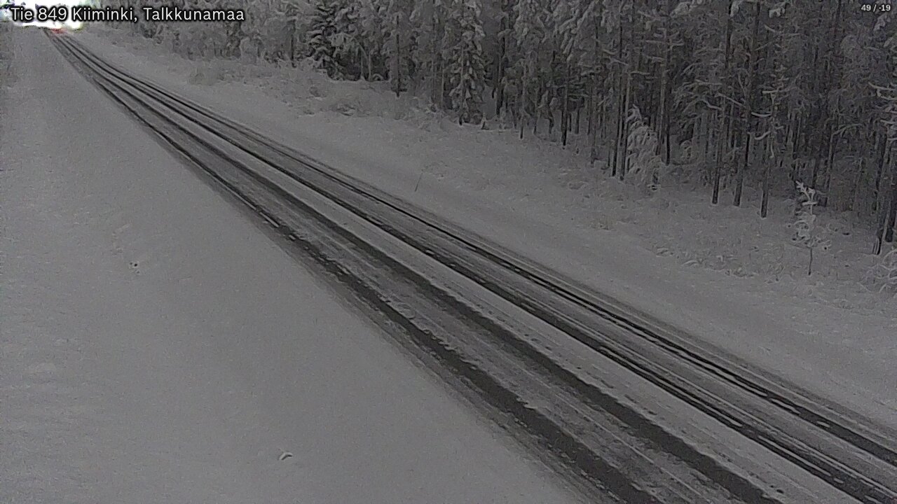 Kelikamerat Kuva Tie 849 Kiiminki, Talkkunamaa, Oulu, Pohjois-Pohjanmaa