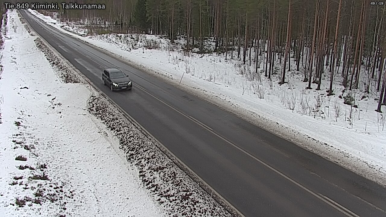 Weather Camera Image Road 849 Kiiminki, Talkkunamaa, Oulu, Pohjois-Pohjanmaa