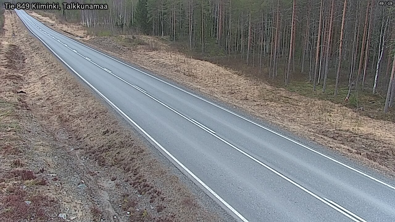 Kelikamerat Kuva Tie 849 Kiiminki, Talkkunamaa, Oulu, Pohjois-Pohjanmaa