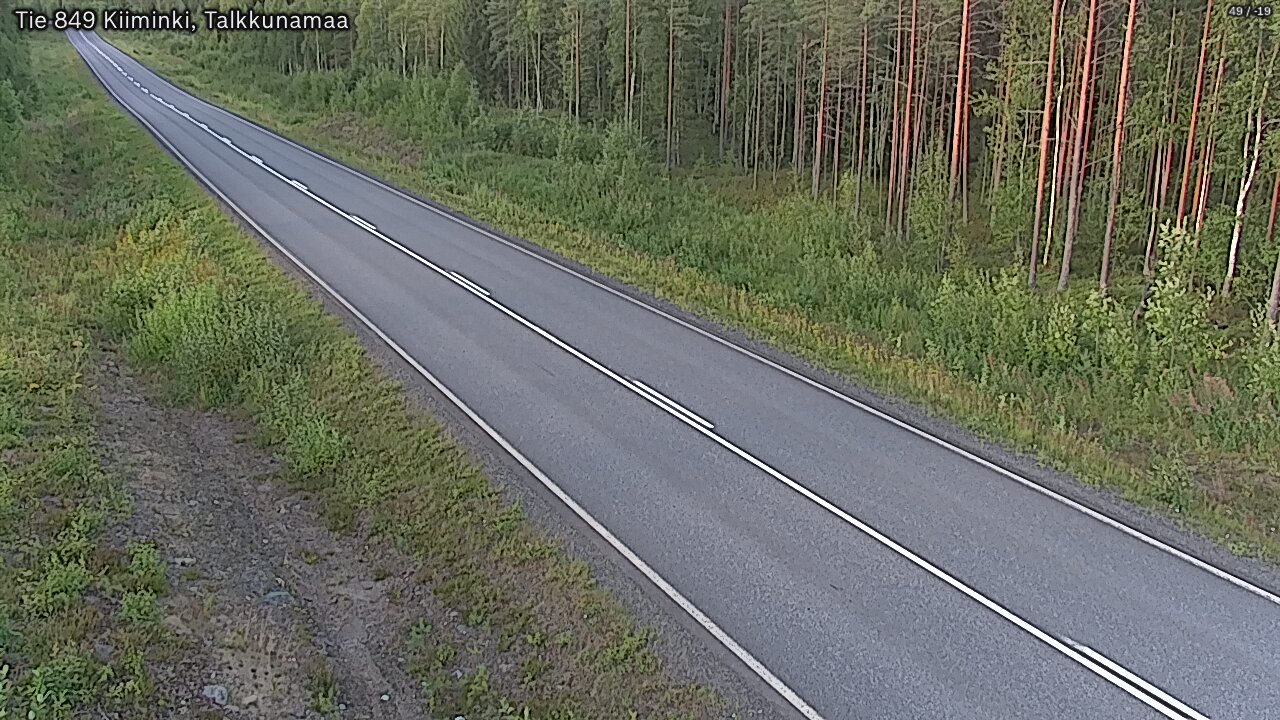 Weather Camera Image Road 849 Kiiminki, Talkkunamaa, Oulu, Pohjois-Pohjanmaa