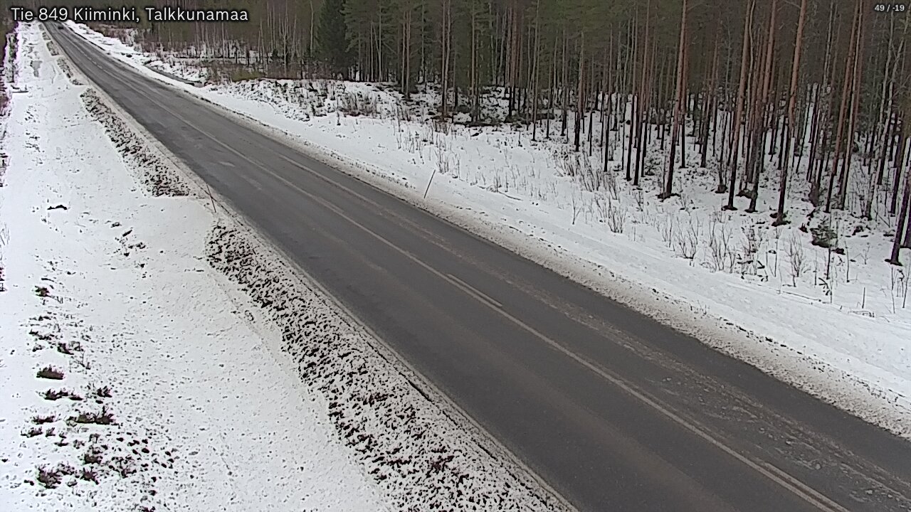 Kelikamerat Kuva Tie 849 Kiiminki, Talkkunamaa, Oulu, Pohjois-Pohjanmaa