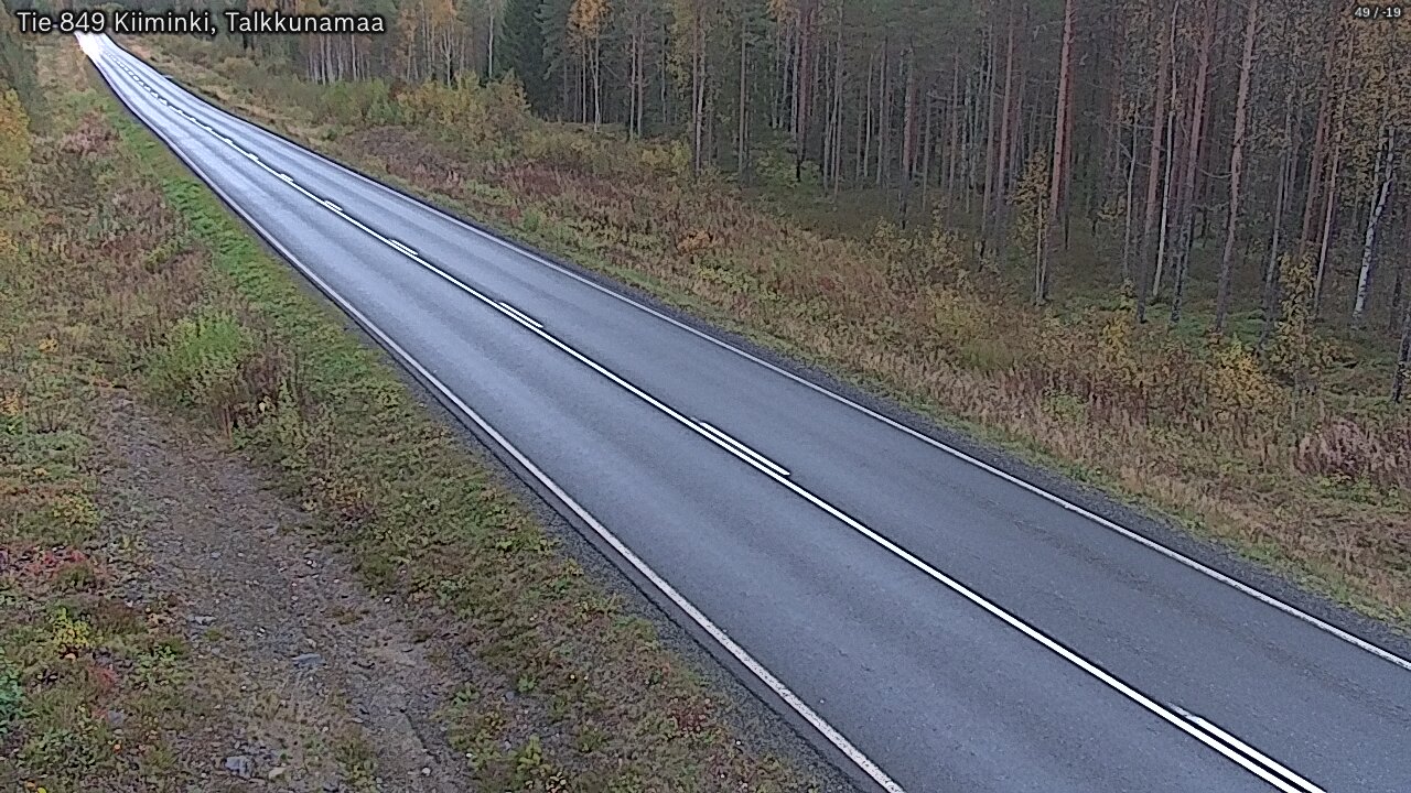 Kelikamerat Kuva Tie 849 Kiiminki, Talkkunamaa, Oulu, Pohjois-Pohjanmaa