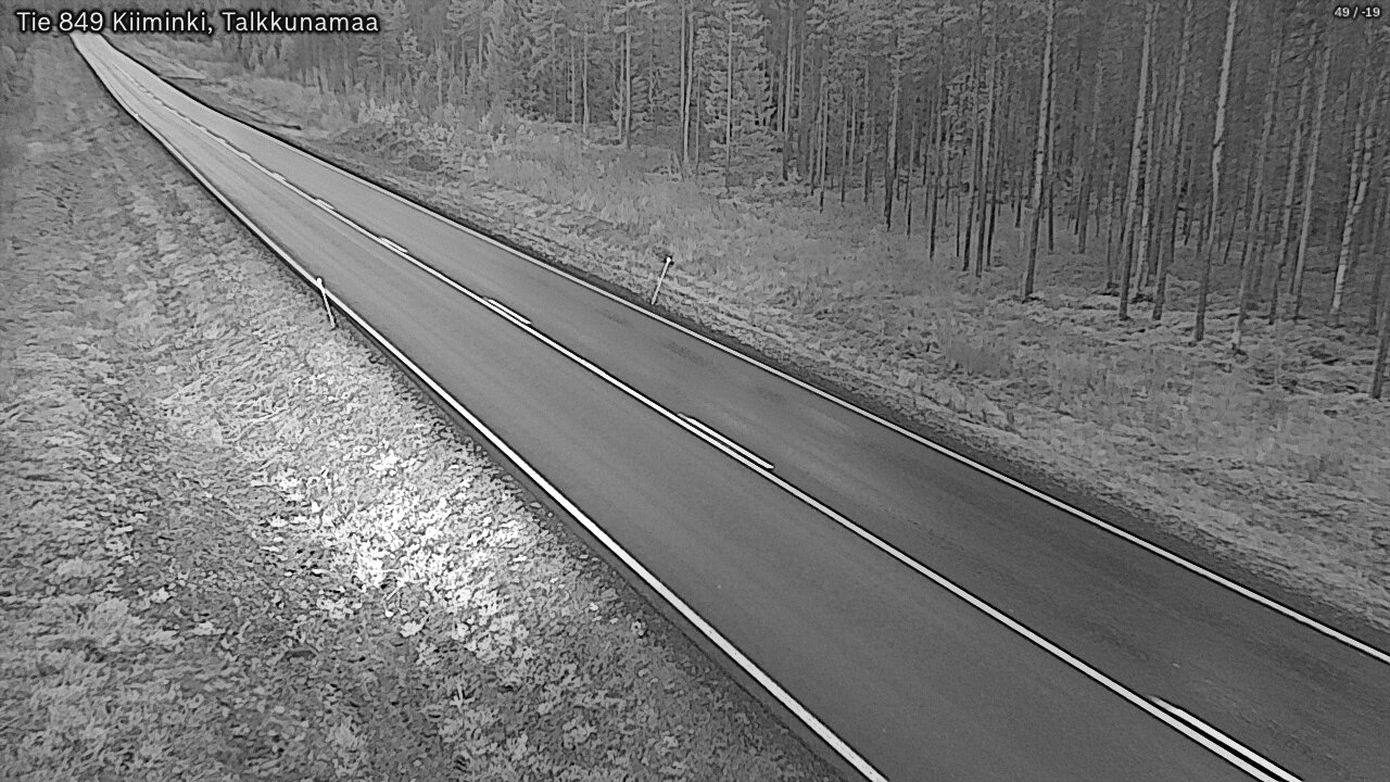 Kelikamerat Kuva Tie 849 Kiiminki, Talkkunamaa, Oulu, Pohjois-Pohjanmaa