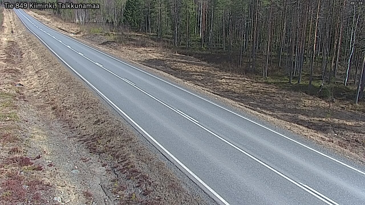 Kelikamerat Kuva Tie 849 Kiiminki, Talkkunamaa, Oulu, Pohjois-Pohjanmaa