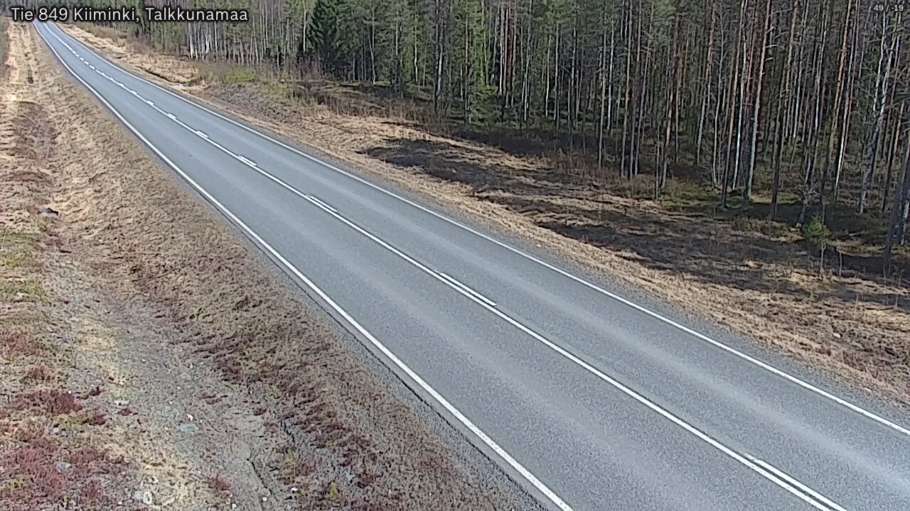 Kelikamerat Kuva Tie 849 Kiiminki, Talkkunamaa, Oulu, Pohjois-Pohjanmaa