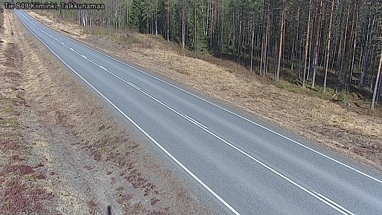 Kelikamerat Kuva Tie 849 Kiiminki, Talkkunamaa, Oulu, Pohjois-Pohjanmaa