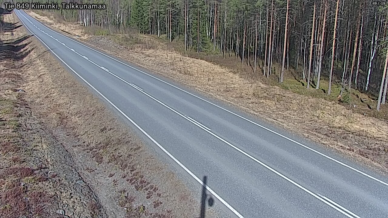 Kelikamerat Kuva Tie 849 Kiiminki, Talkkunamaa, Oulu, Pohjois-Pohjanmaa