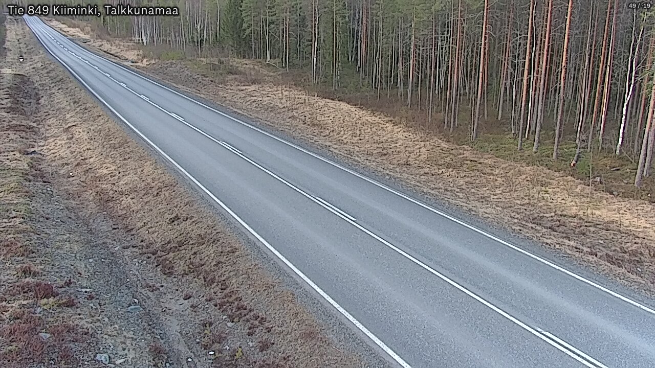 Kelikamerat Kuva Tie 849 Kiiminki, Talkkunamaa, Oulu, Pohjois-Pohjanmaa