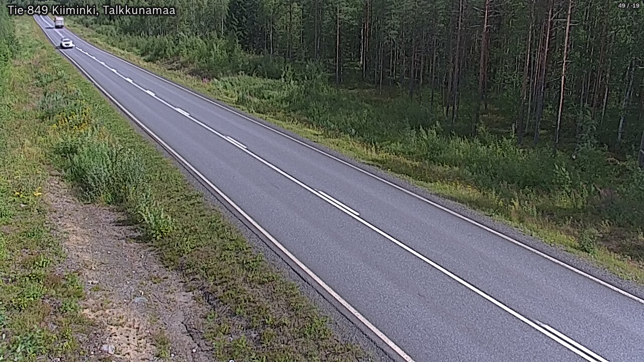 Weather Camera Image Road 849 Kiiminki, Talkkunamaa, Oulu, Pohjois-Pohjanmaa