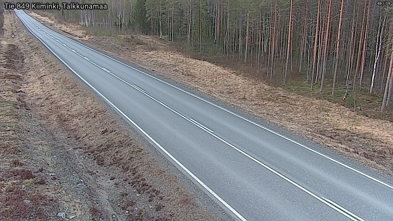 Kelikamerat Kuva Tie 849 Kiiminki, Talkkunamaa, Oulu, Pohjois-Pohjanmaa