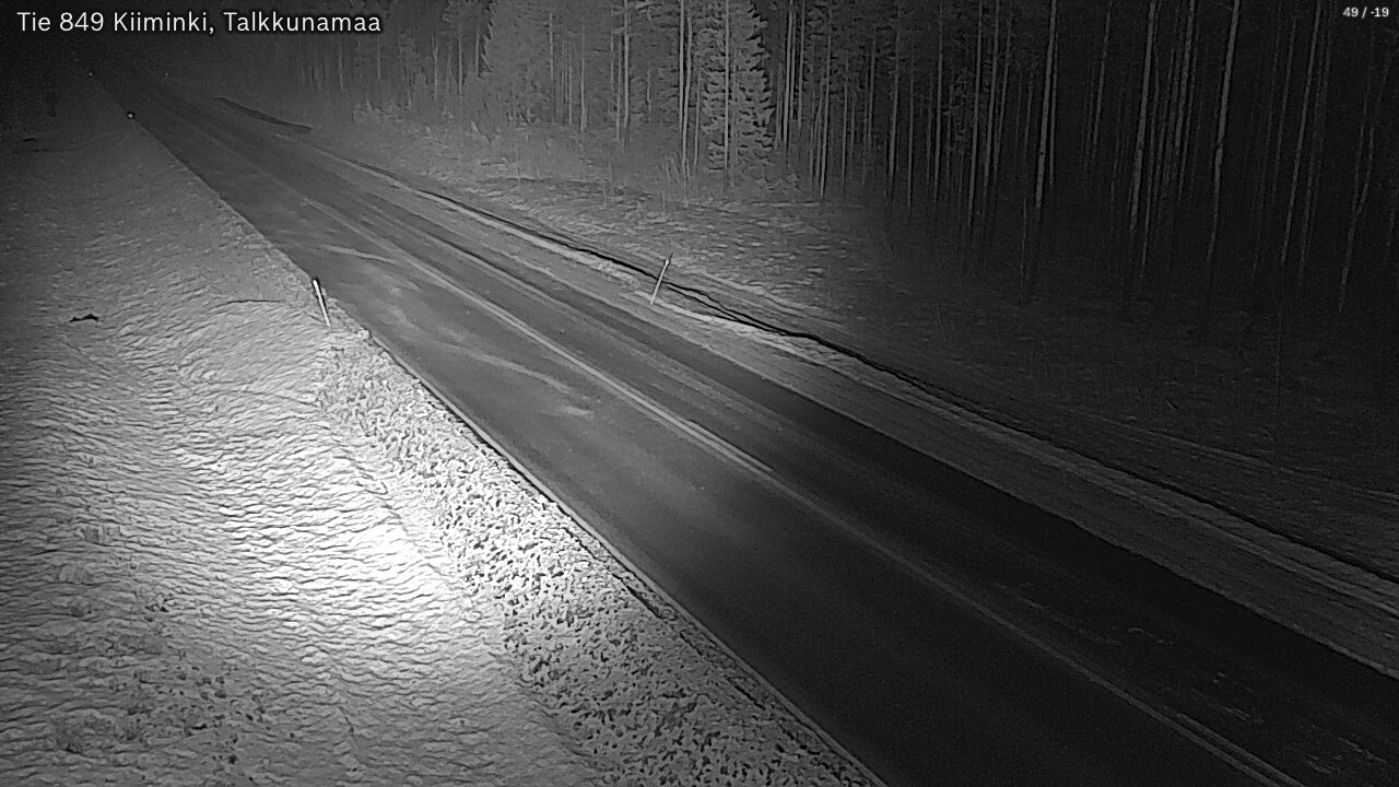 Kelikamerat Kuva Tie 849 Kiiminki, Talkkunamaa, Oulu, Pohjois-Pohjanmaa