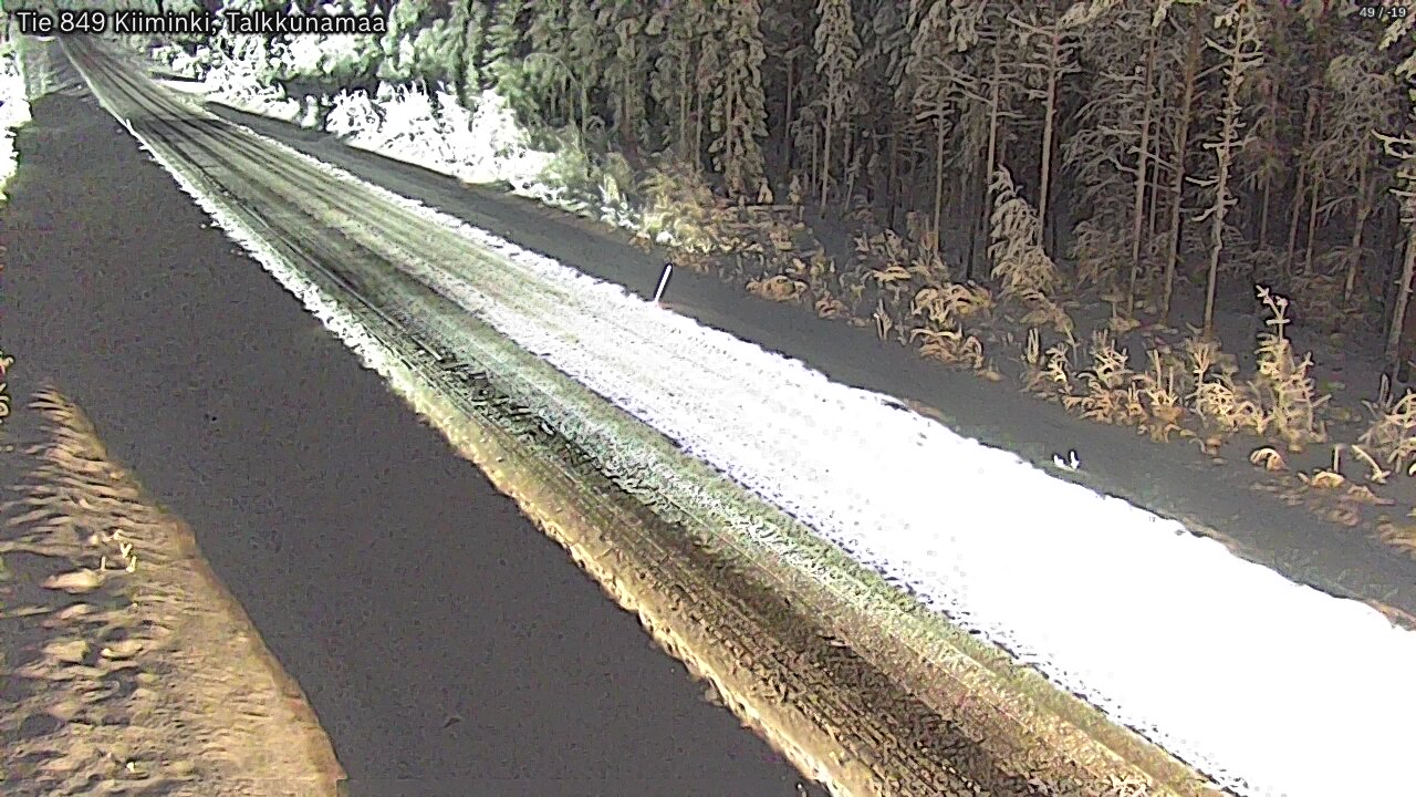 Kelikamerat Kuva Tie 849 Kiiminki, Talkkunamaa, Oulu, Pohjois-Pohjanmaa