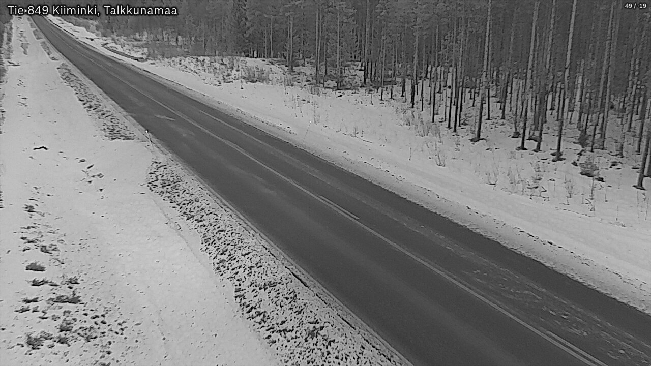 Kelikamerat Kuva Tie 849 Kiiminki, Talkkunamaa, Oulu, Pohjois-Pohjanmaa