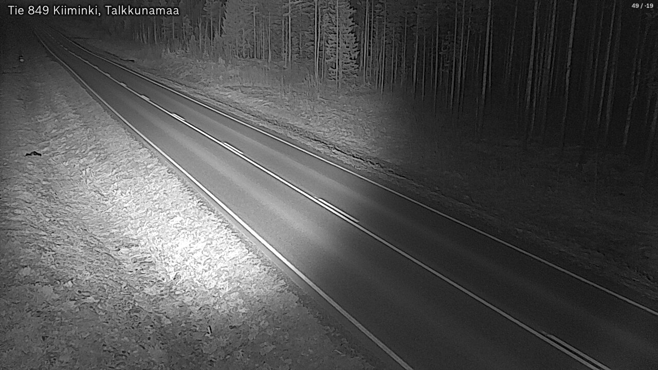 Kelikamerat Kuva Tie 849 Kiiminki, Talkkunamaa, Oulu, Pohjois-Pohjanmaa