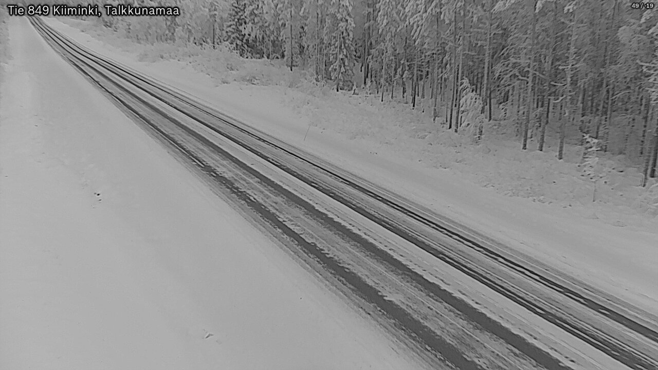 Kelikamerat Kuva Tie 849 Kiiminki, Talkkunamaa, Oulu, Pohjois-Pohjanmaa