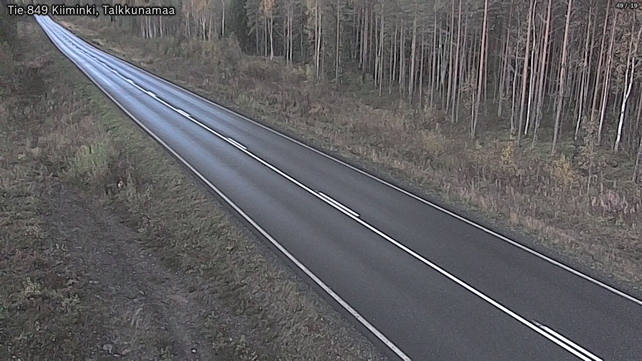 Kelikamerat Kuva Tie 849 Kiiminki, Talkkunamaa, Oulu, Pohjois-Pohjanmaa