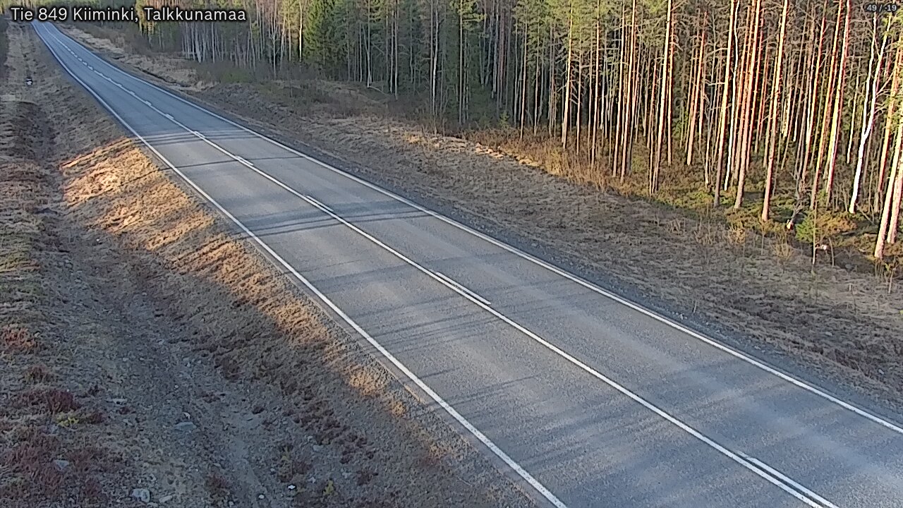 Kelikamerat Kuva Tie 849 Kiiminki, Talkkunamaa, Oulu, Pohjois-Pohjanmaa