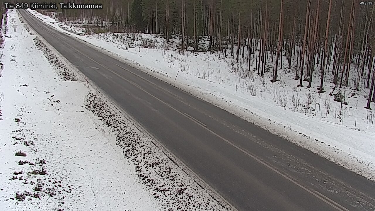 Kelikamerat Kuva Tie 849 Kiiminki, Talkkunamaa, Oulu, Pohjois-Pohjanmaa