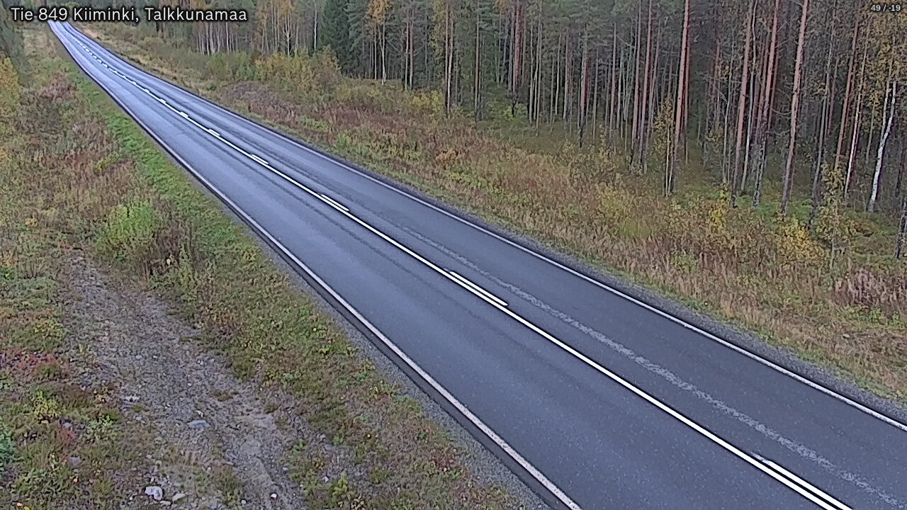 Kelikamerat Kuva Tie 849 Kiiminki, Talkkunamaa, Oulu, Pohjois-Pohjanmaa