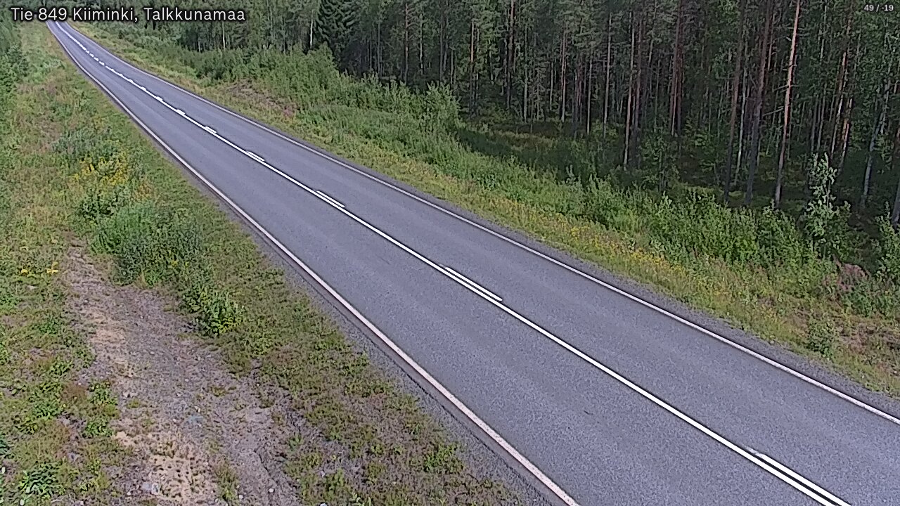 Weather Camera Image Road 849 Kiiminki, Talkkunamaa, Oulu, Pohjois-Pohjanmaa