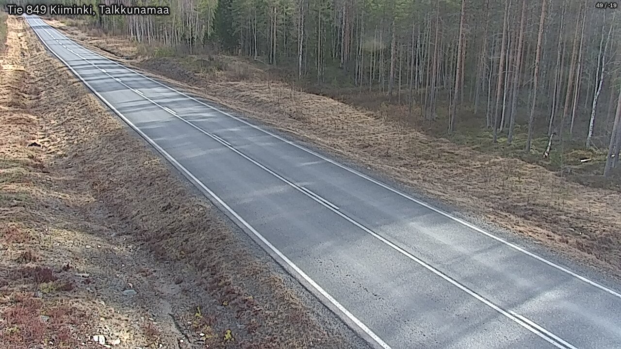 Kelikamerat Kuva Tie 849 Kiiminki, Talkkunamaa, Oulu, Pohjois-Pohjanmaa