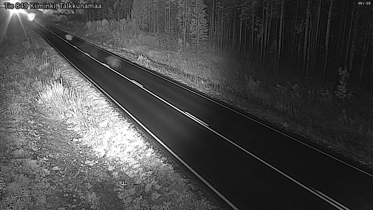 Kelikamerat Kuva Tie 849 Kiiminki, Talkkunamaa, Oulu, Pohjois-Pohjanmaa