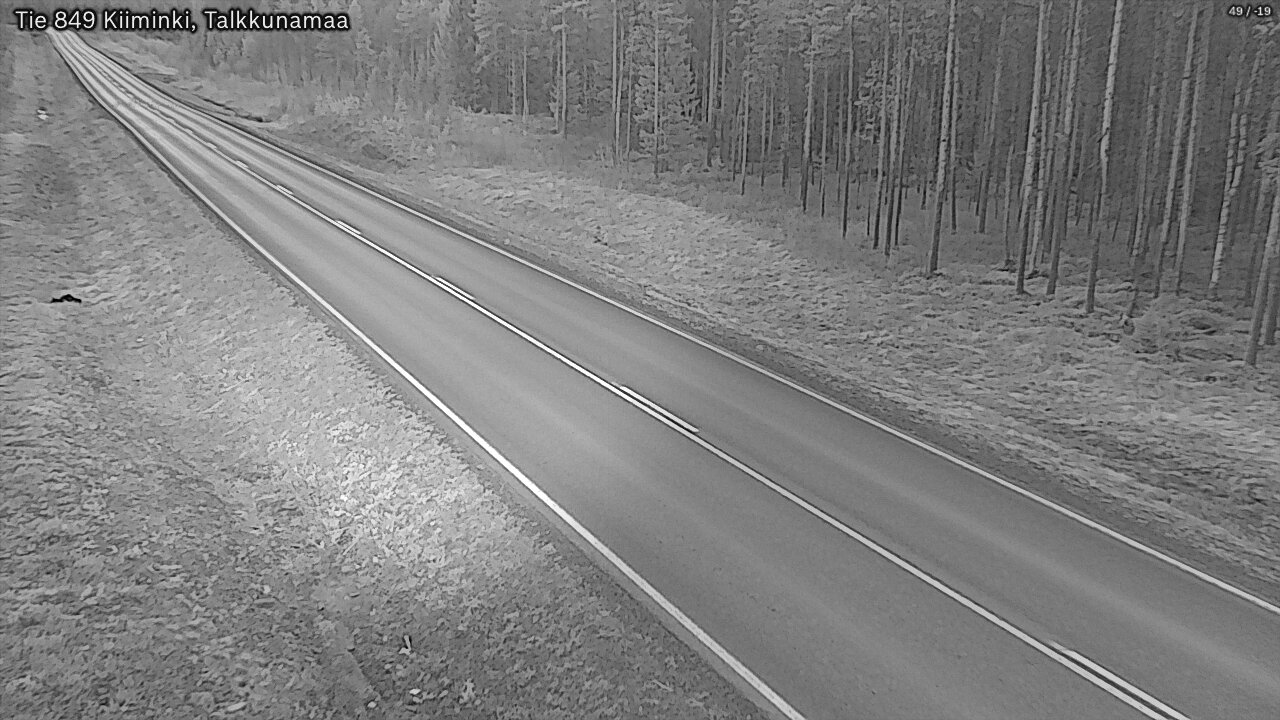 Kelikamerat Kuva Tie 849 Kiiminki, Talkkunamaa, Oulu, Pohjois-Pohjanmaa