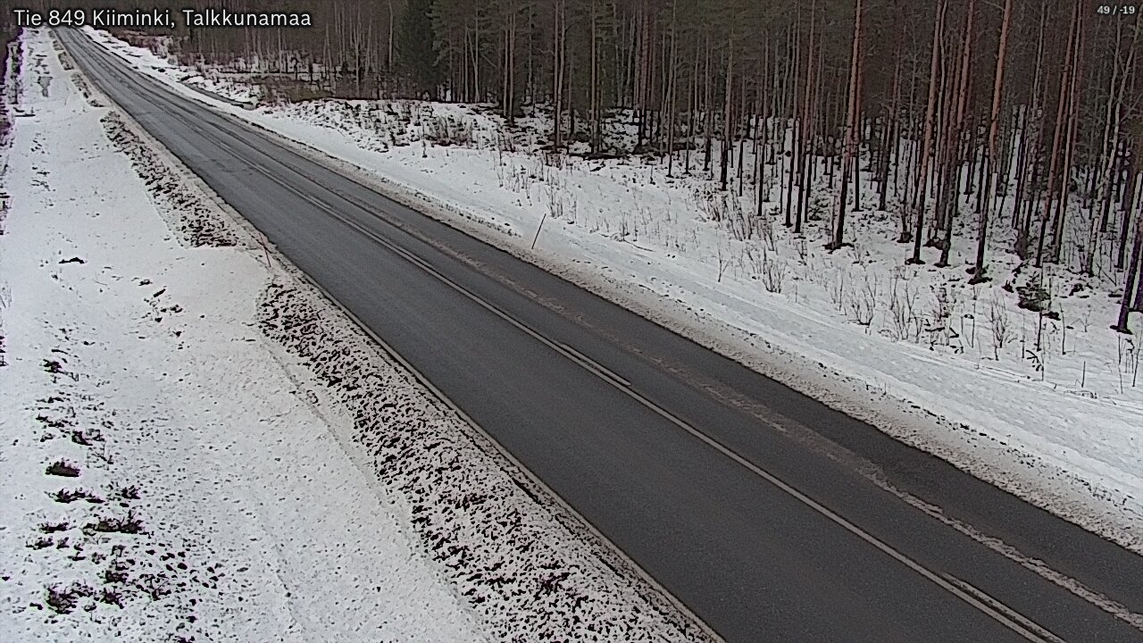 Kelikamerat Kuva Tie 849 Kiiminki, Talkkunamaa, Oulu, Pohjois-Pohjanmaa