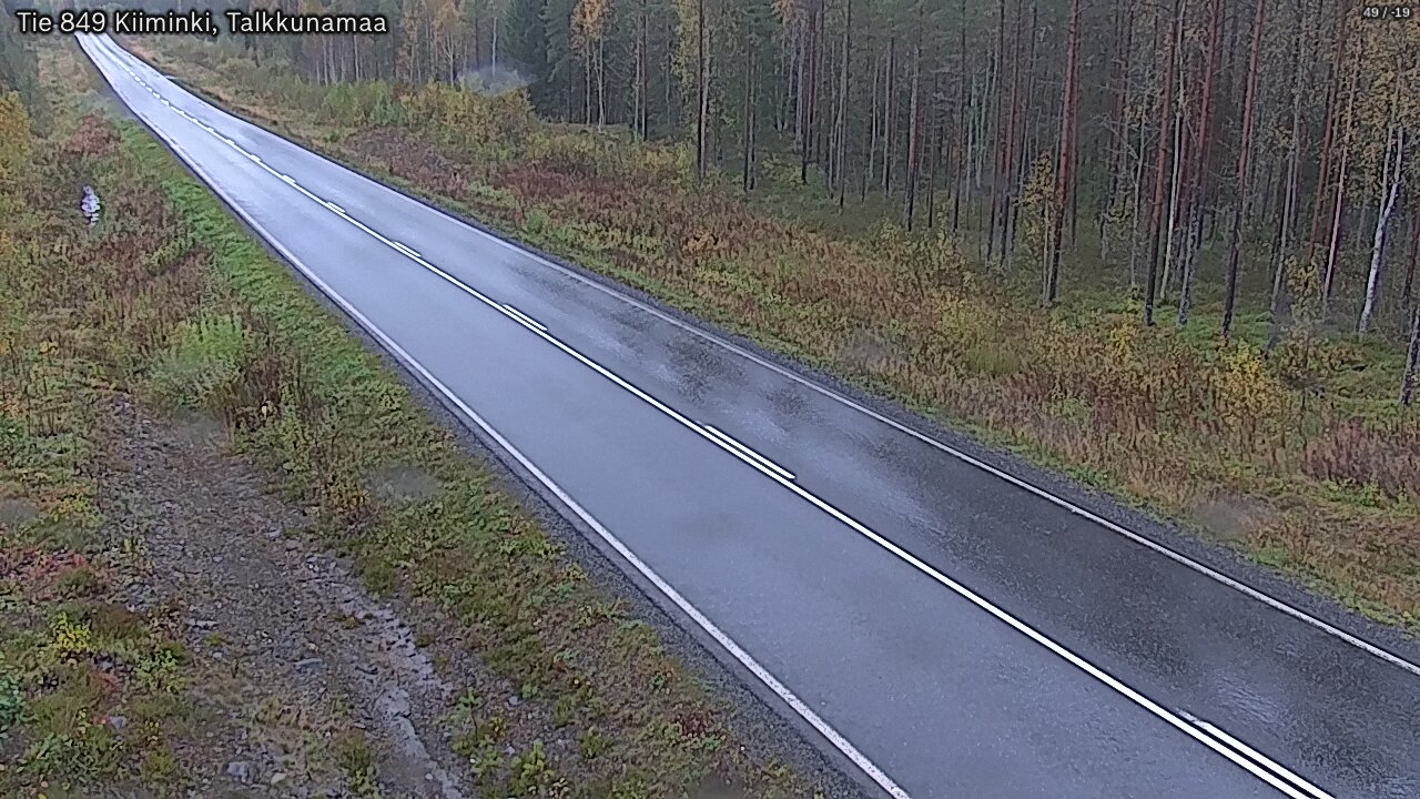 Weather Camera Image Road 849 Kiiminki, Talkkunamaa, Oulu, Pohjois-Pohjanmaa