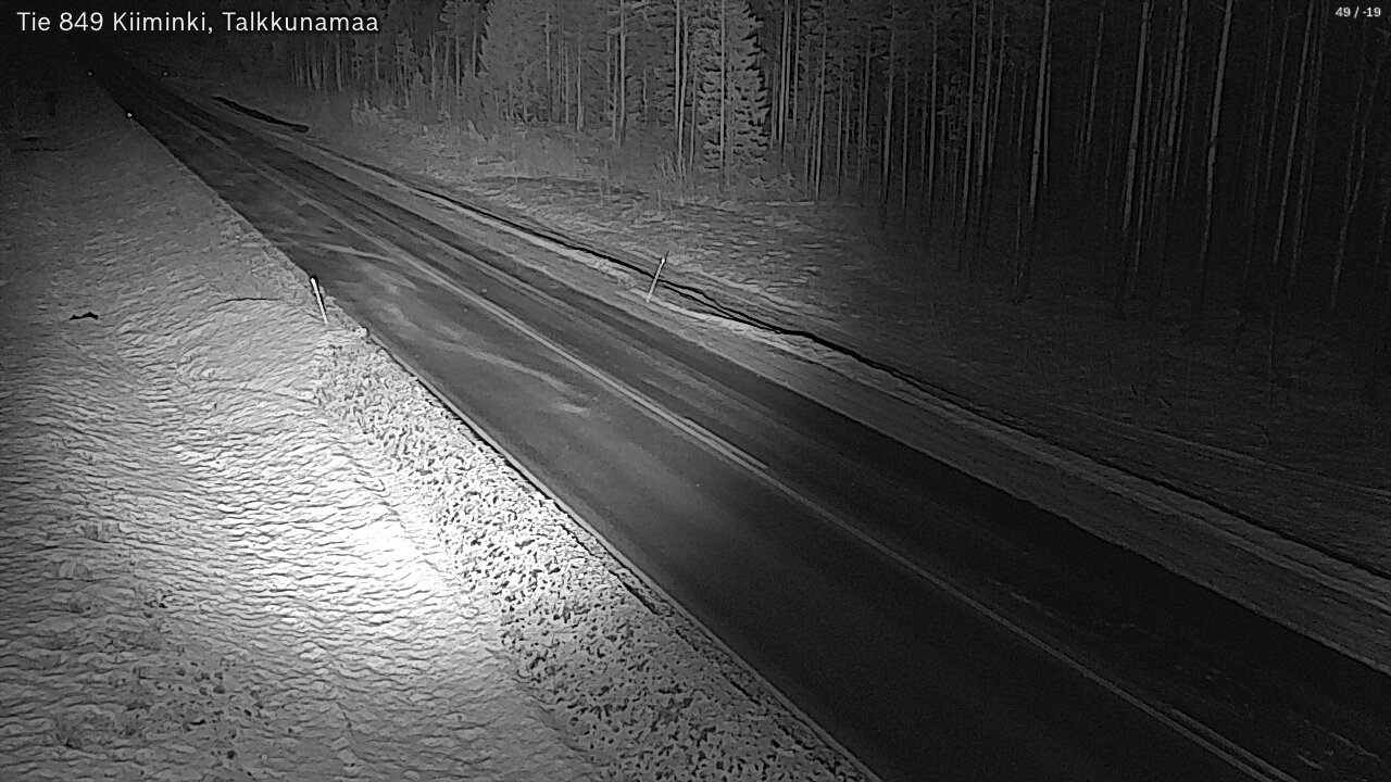 Kelikamerat Kuva Tie 849 Kiiminki, Talkkunamaa, Oulu, Pohjois-Pohjanmaa