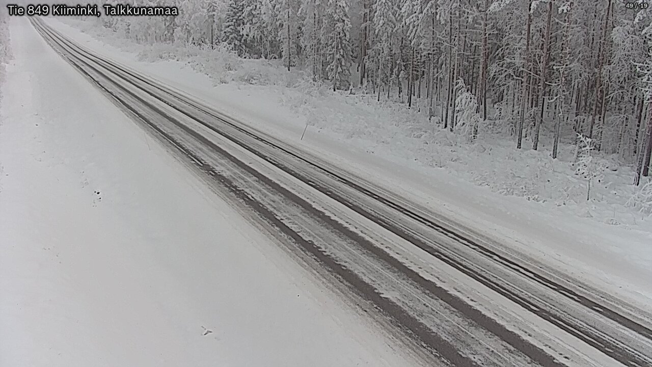 Kelikamerat Kuva Tie 849 Kiiminki, Talkkunamaa, Oulu, Pohjois-Pohjanmaa
