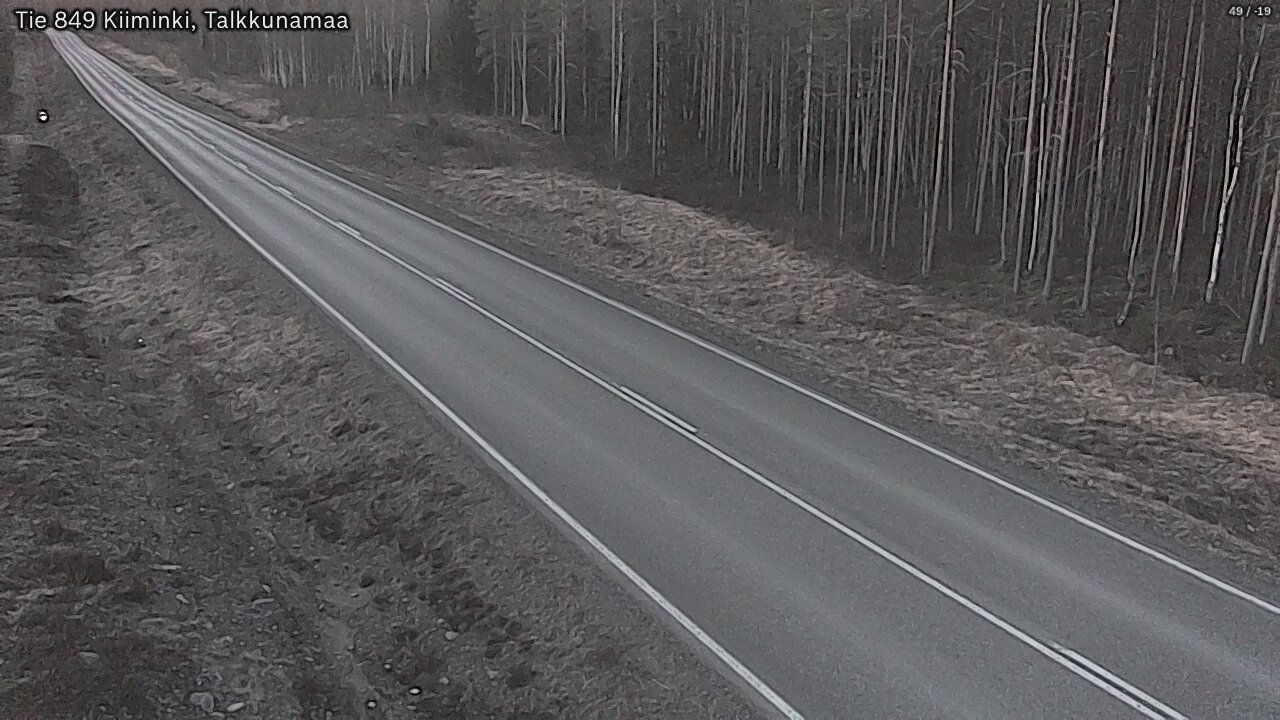 Kelikamerat Kuva Tie 849 Kiiminki, Talkkunamaa, Oulu, Pohjois-Pohjanmaa