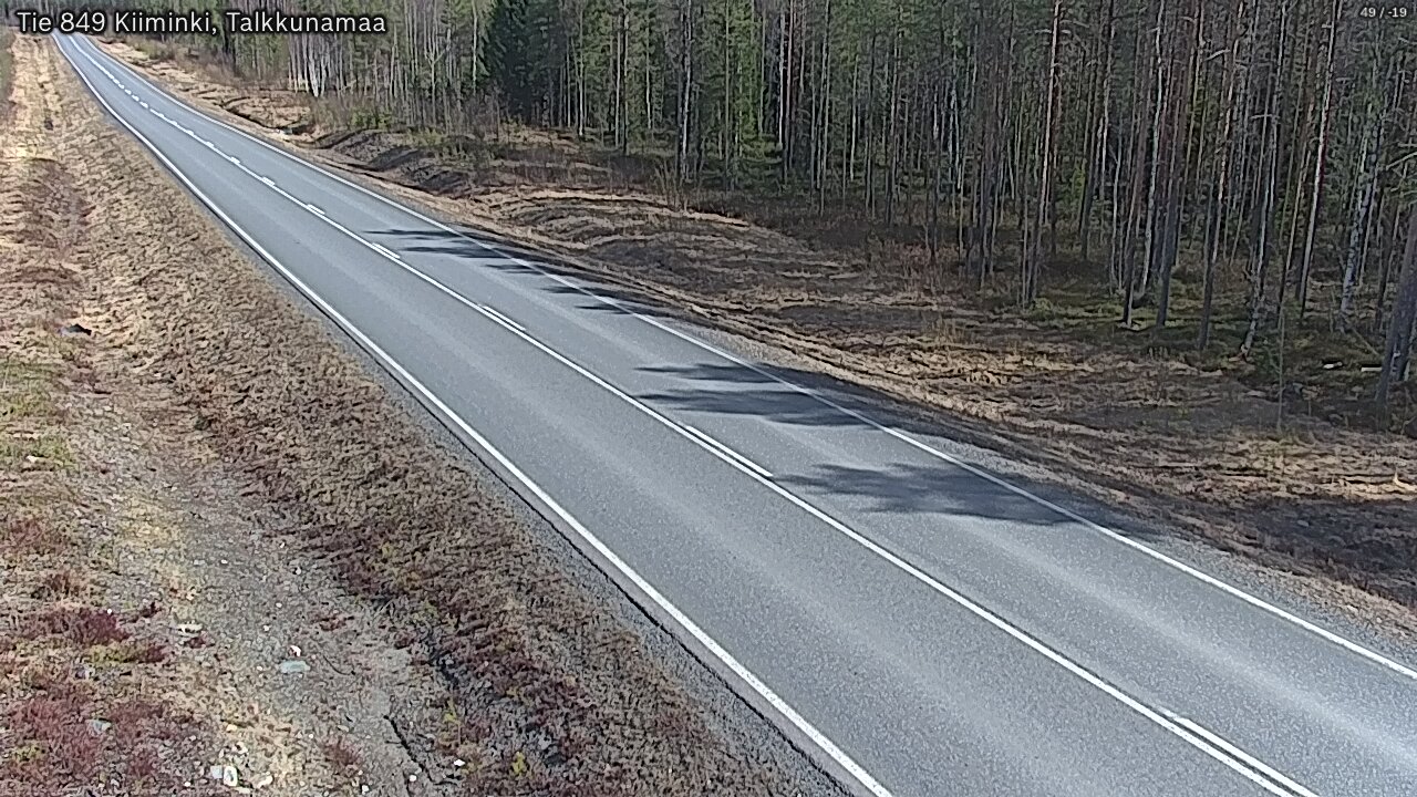 Kelikamerat Kuva Tie 849 Kiiminki, Talkkunamaa, Oulu, Pohjois-Pohjanmaa