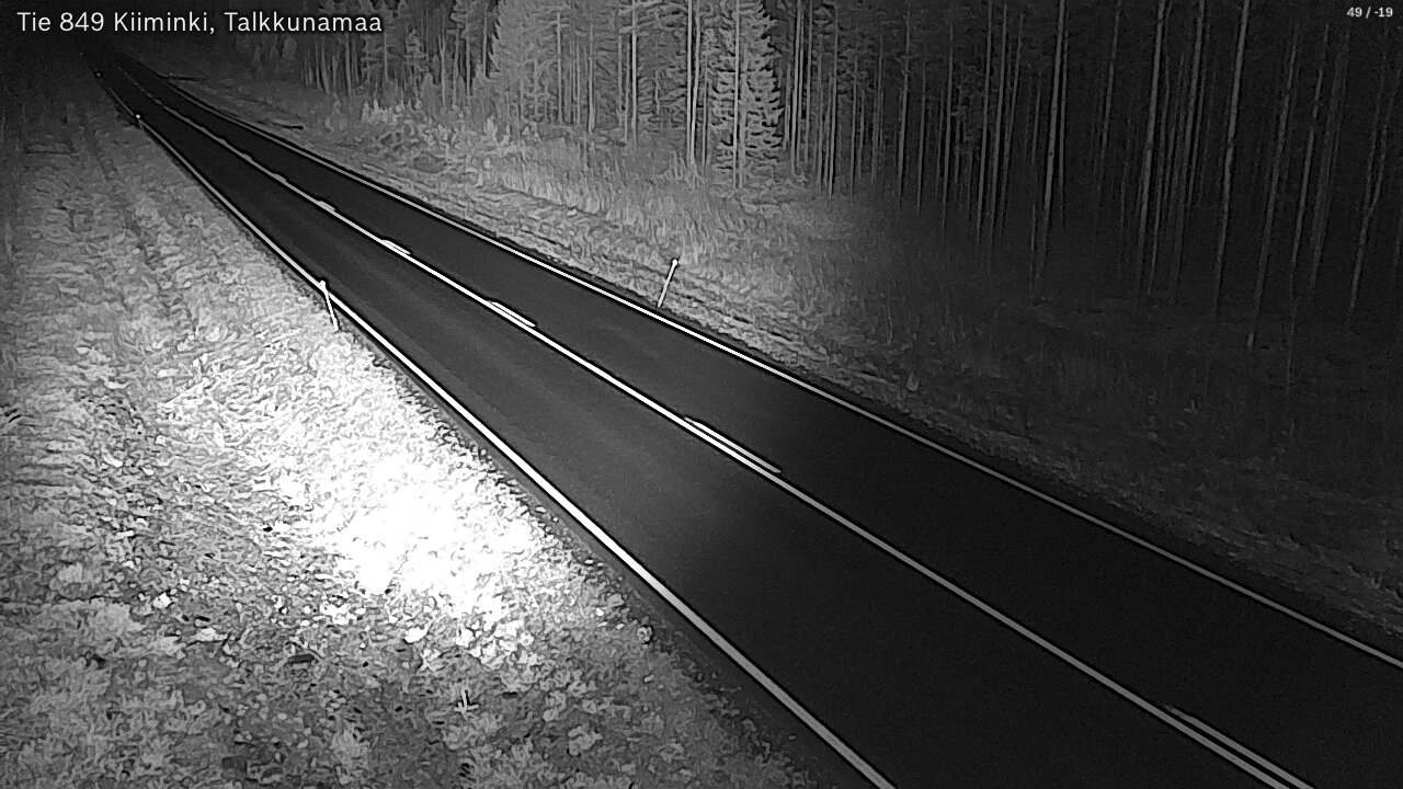 Kelikamerat Kuva Tie 849 Kiiminki, Talkkunamaa, Oulu, Pohjois-Pohjanmaa