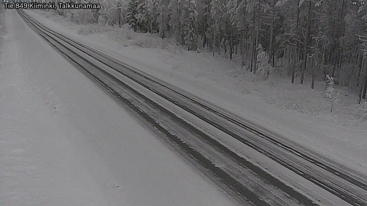 Kelikamerat Kuva Tie 849 Kiiminki, Talkkunamaa, Oulu, Pohjois-Pohjanmaa