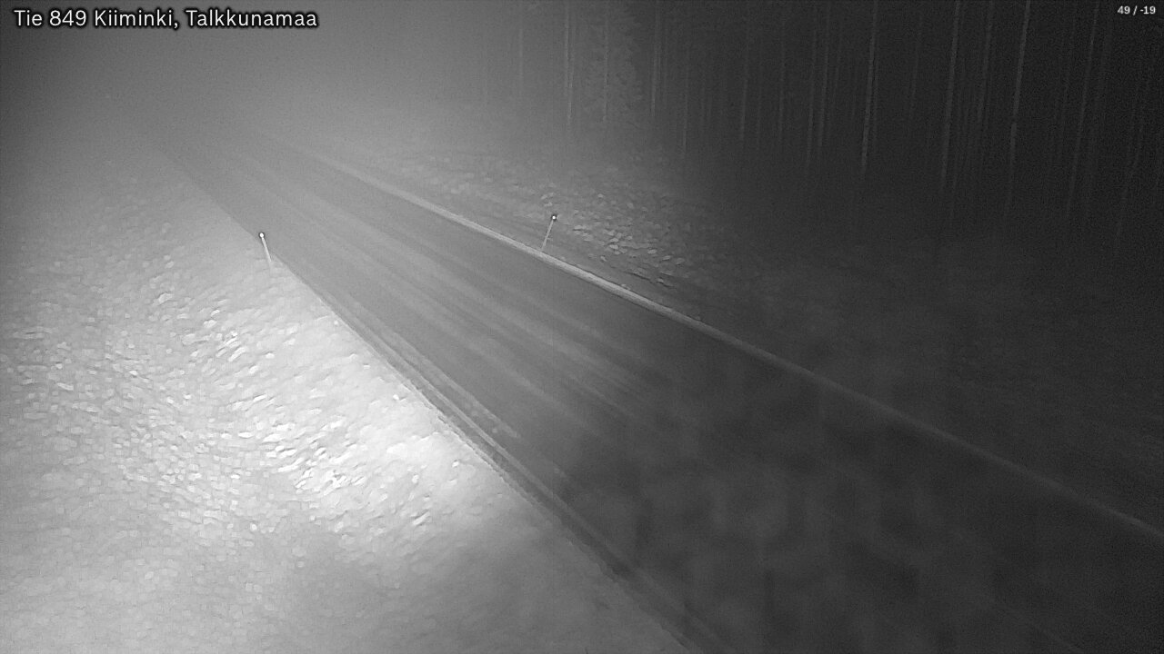 Weather Camera Image Road 849 Kiiminki, Talkkunamaa, Oulu, Pohjois-Pohjanmaa