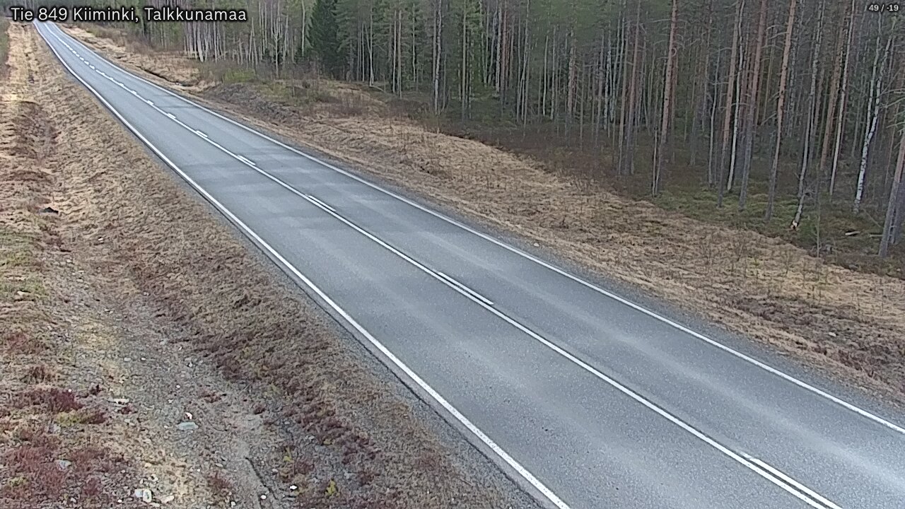 Kelikamerat Kuva Tie 849 Kiiminki, Talkkunamaa, Oulu, Pohjois-Pohjanmaa