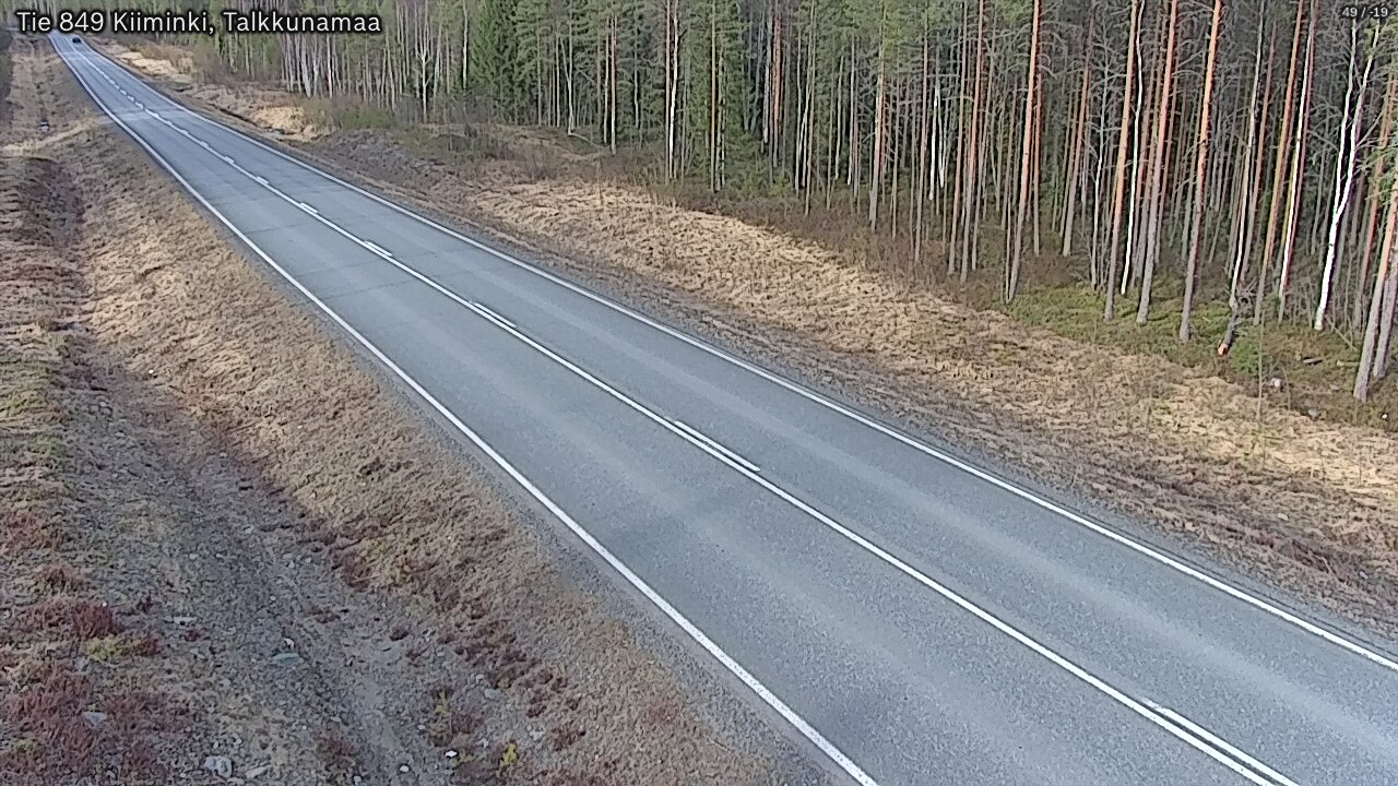 Kelikamerat Kuva Tie 849 Kiiminki, Talkkunamaa, Oulu, Pohjois-Pohjanmaa